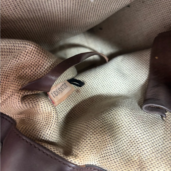 Dooney & Bourke vintage brown leather drawstring bucket bag - Picture 10 of 10